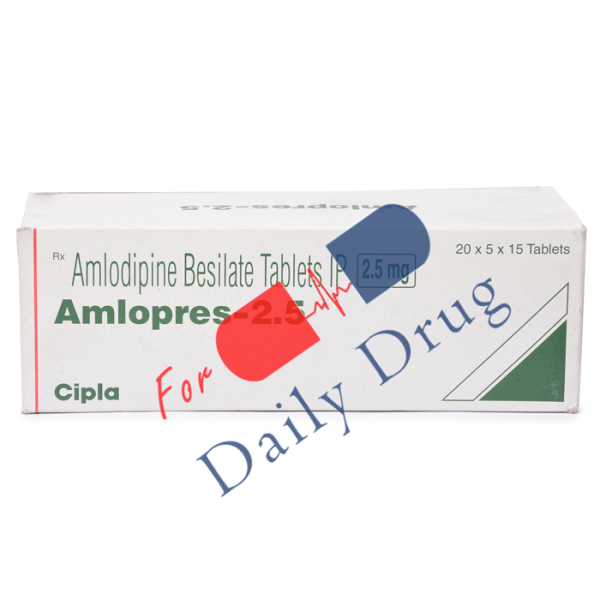 Amlopres - 2.5 mg (Norvasc)