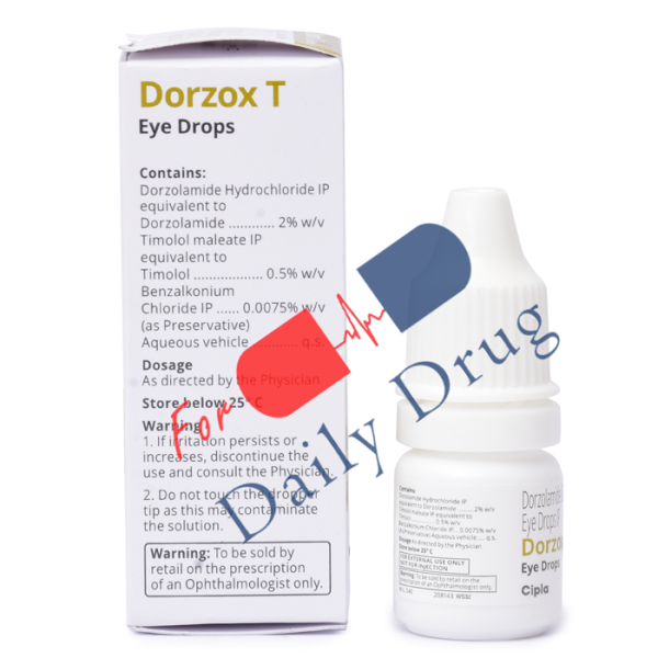 Dorzox Eye Drop - 2% (5 ml) Eye Drop (Trusopt)