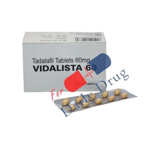 Vidalista 60 mg (Cialis by Eli Lilly is the available brand in USA having same salt name as Tadalafil as an alternative to Vidalista 60.)