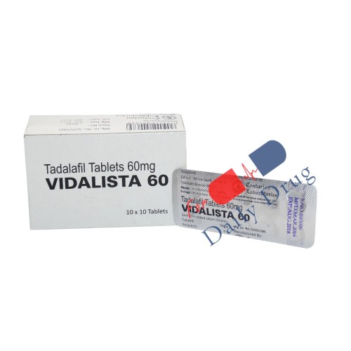 Vidalista 60 mg (Cialis by Eli Lilly is the available brand in USA having same salt name as Tadalafil as an alternative to Vidalista 60.)